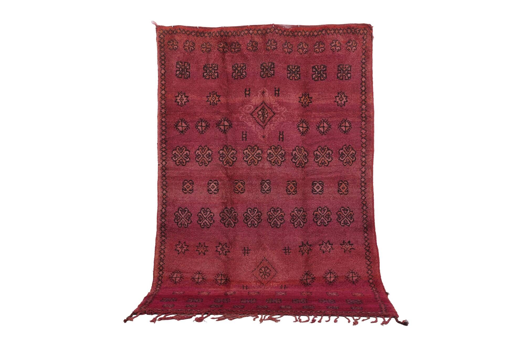 Vintage Moroccan Rug 171 x 275 cm - Berber Wool Rug - Handmade Rug Bohemian