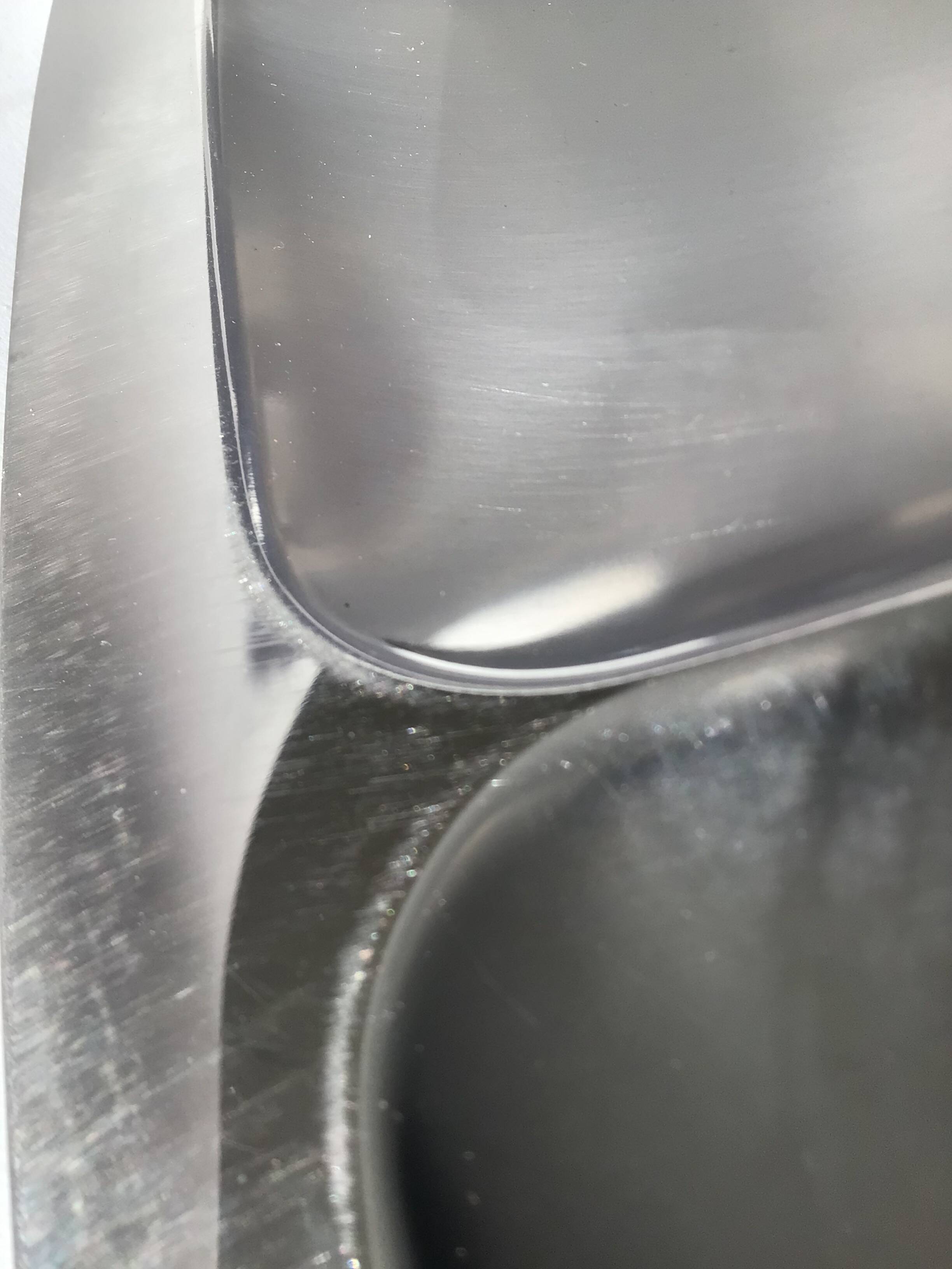 Stainless steel rectangular dish with compartments