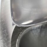 Plat compartimenté rectangulaire en inox