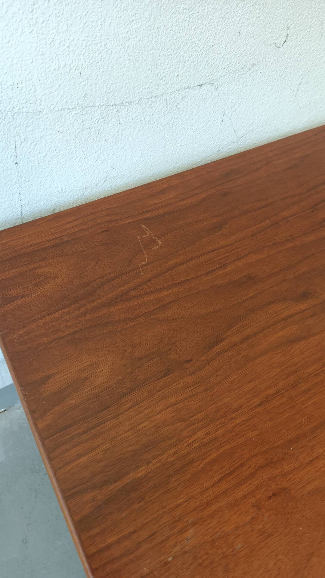 Low teak chest