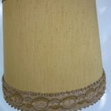 Vintage turned wood lamp 70s