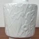 Vintage White Porcelain Vase from the Paradies Series by Kurt Wendler for Edelstein Bavaria, 1970s