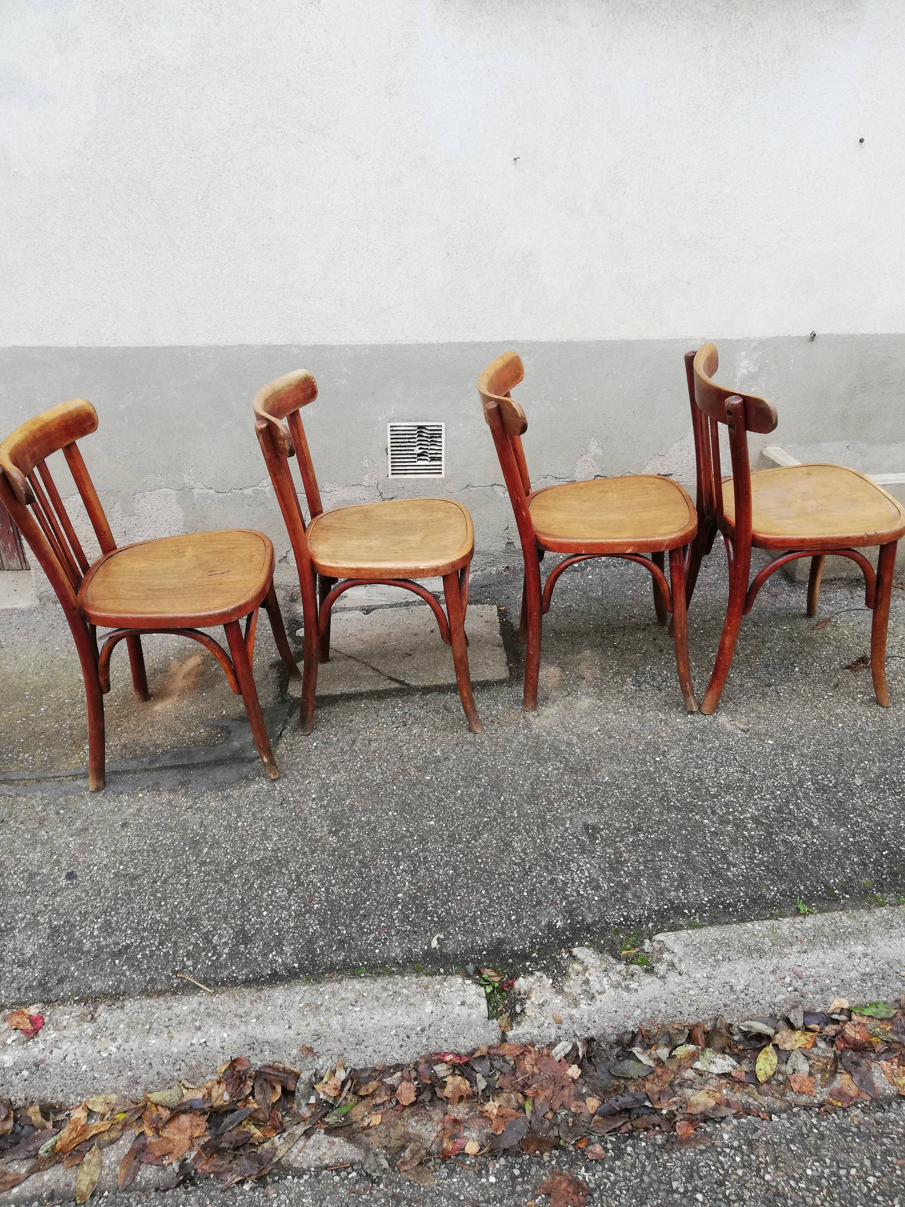 Set of 4 Fischel bistro chairs