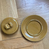 Ceramic butter dish from Beauce by Jean Cartier