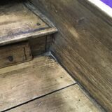 Shelf antique wooden grocery store