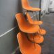 Suite of 6 chairs Dsx Charles and Ray Eames edition Herman Miller 1960
