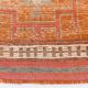 3x13 Orange Beige Vintage Runner Rug, 78x404Cm SK 6391