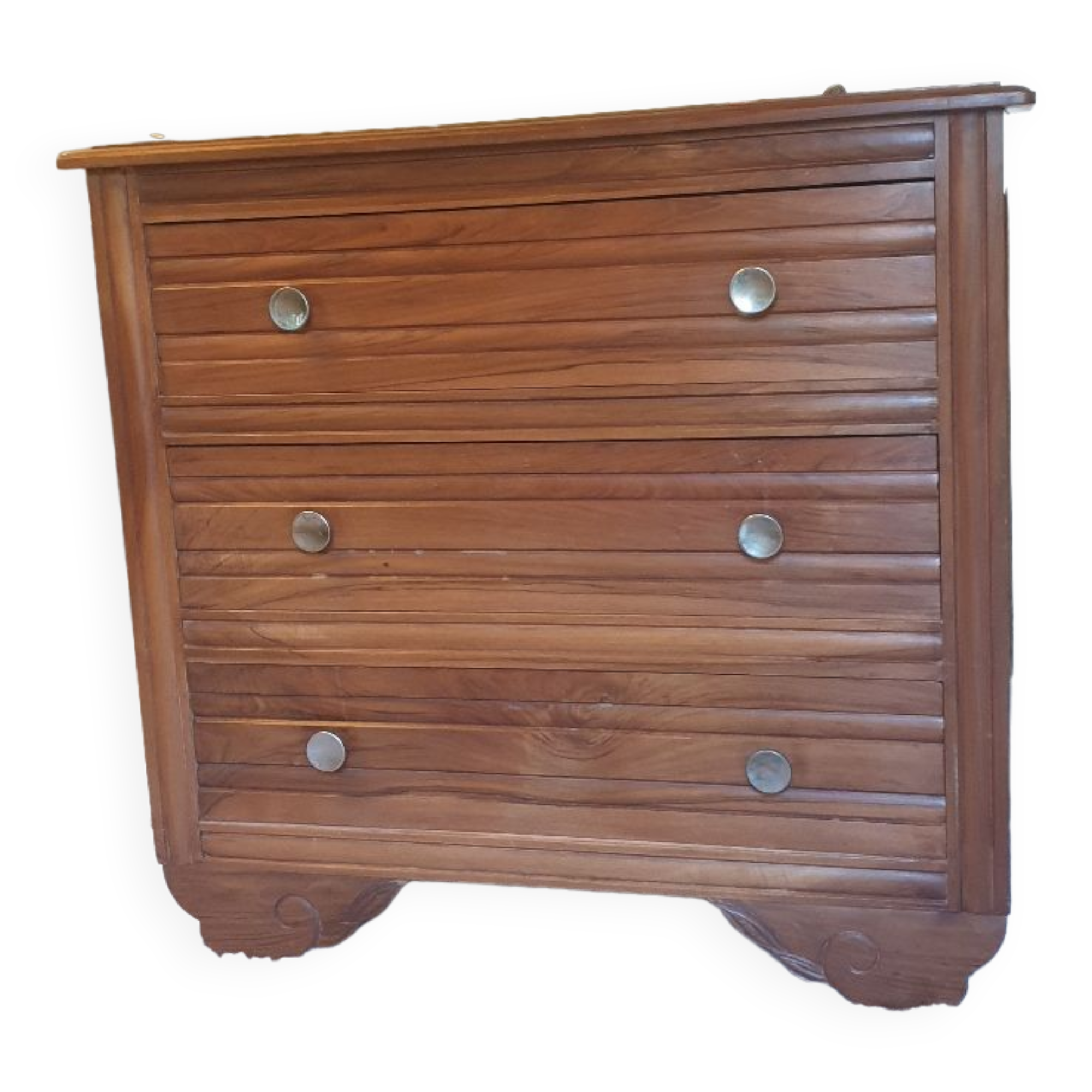 Commode en noyer massif