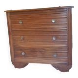 Commode en noyer massif