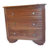 Commode en noyer massif