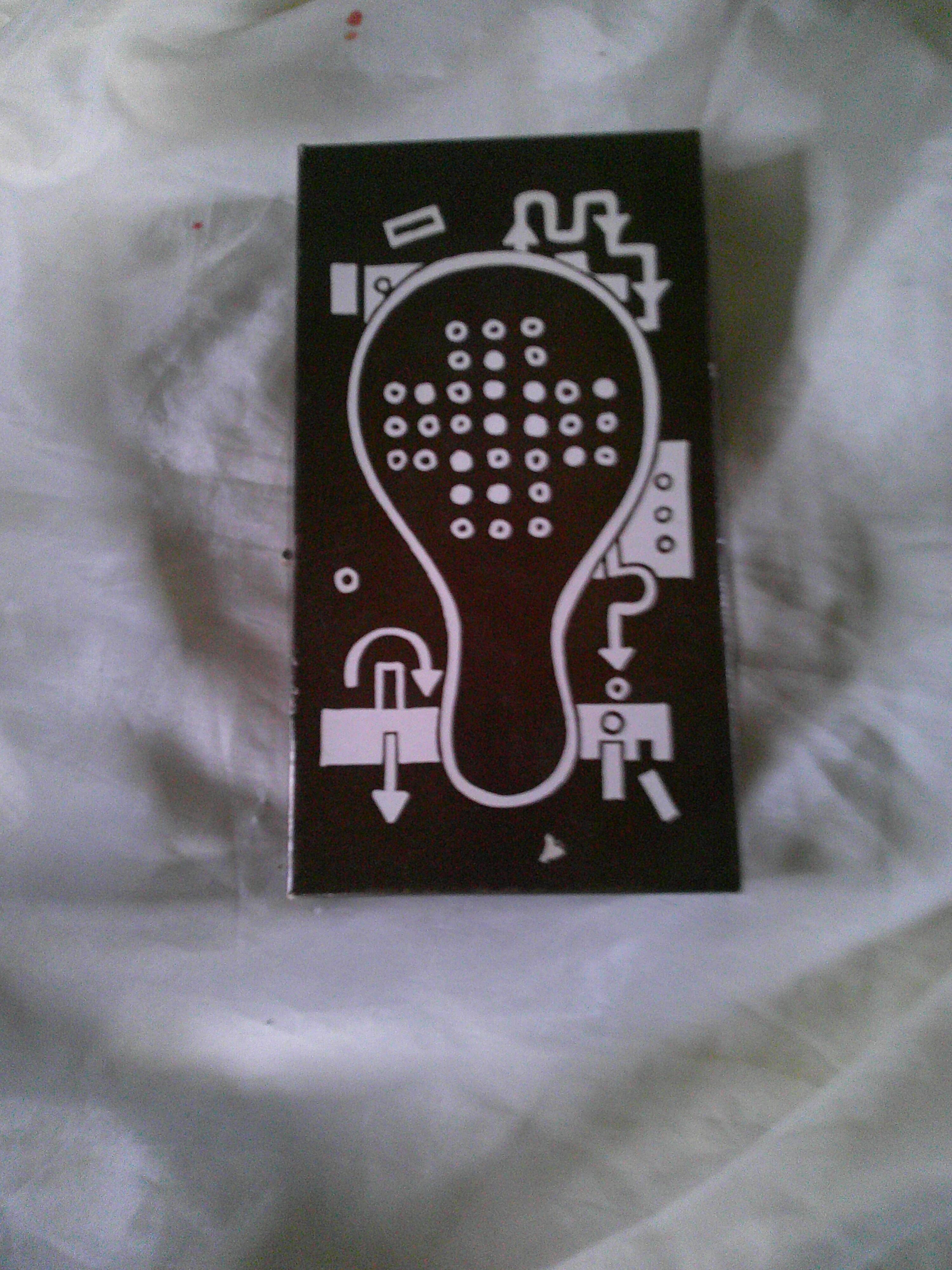 Old wooden travel solitaire