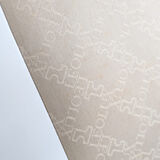 Postmodern white leather armchair by Jan Armgardt for Leolux