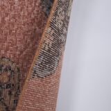 Vintage Turkish rug from Oushak, hand-woven 87x382 cm