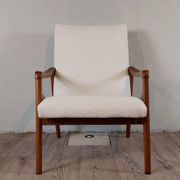 Pair of Jiroutek armchairs by Interier Praha, Vintage Czech 1960s
