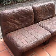 Tranas Sweden patchwork leather heaters by OVERMAN, 1970 Set of 2