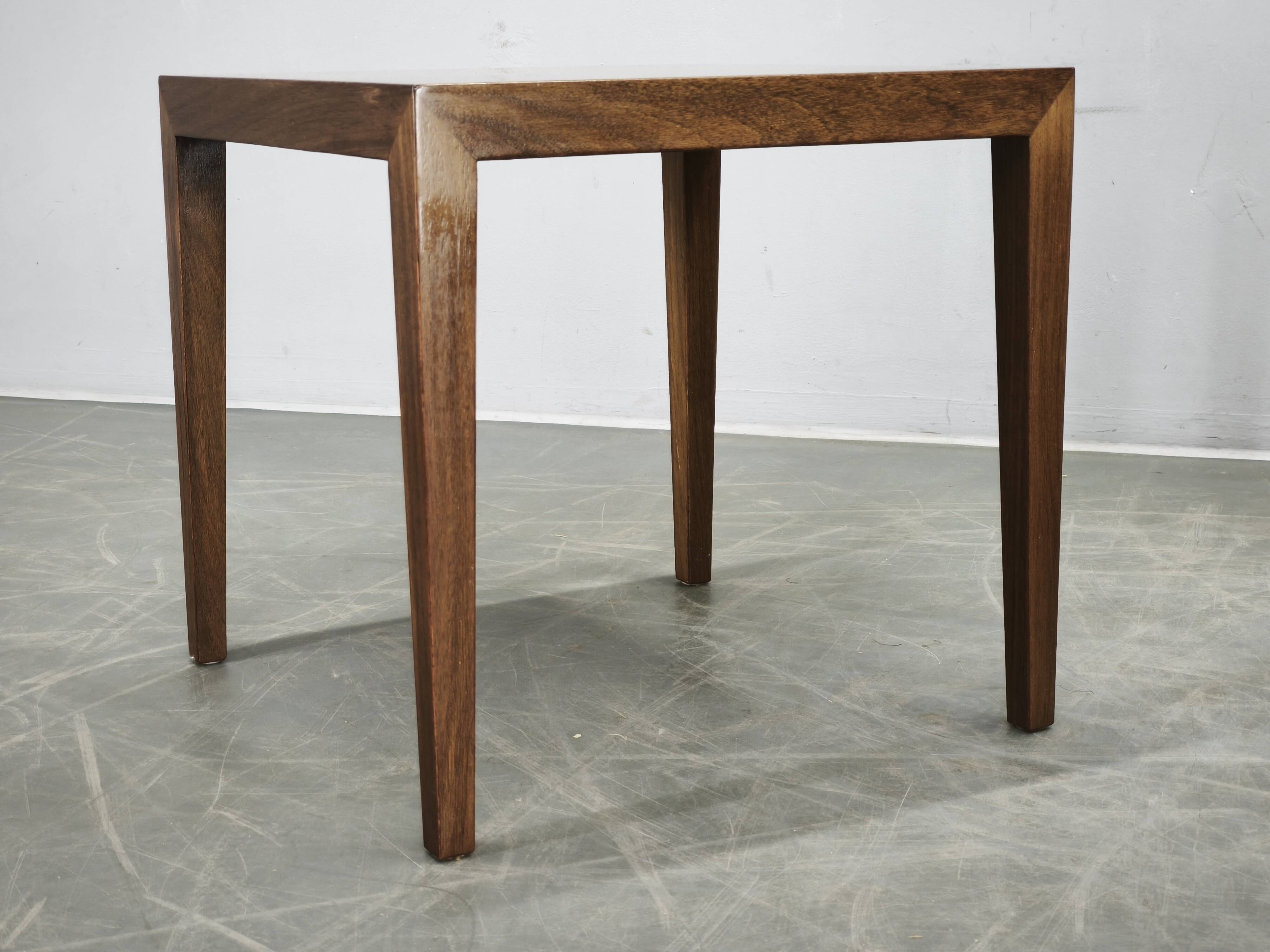 Pair of Severin Hansen Side Tables for Haslev Møbelfabrik, 1960s