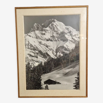 Vintage mountain photo