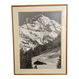 Vintage mountain photo