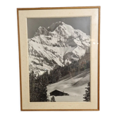Vintage mountain photo