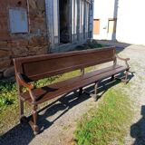 Pair of antique church pews