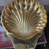 Empty pocket vintage Xxl shell gilded metal