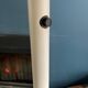 Lampadaire champignon Ikea Nymane TYP G1706 métal blanc vintage 1990
