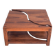 Wooden Yin Yang style coffee table