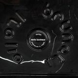 Divano Bonheur in pelle di Titina Ammannati e Giampiero Vitelli per Brunati, anni '70