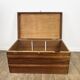 Old wooden transport trunk