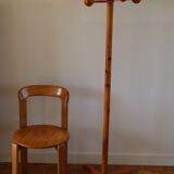 Scandinavian pine coat rack 1970