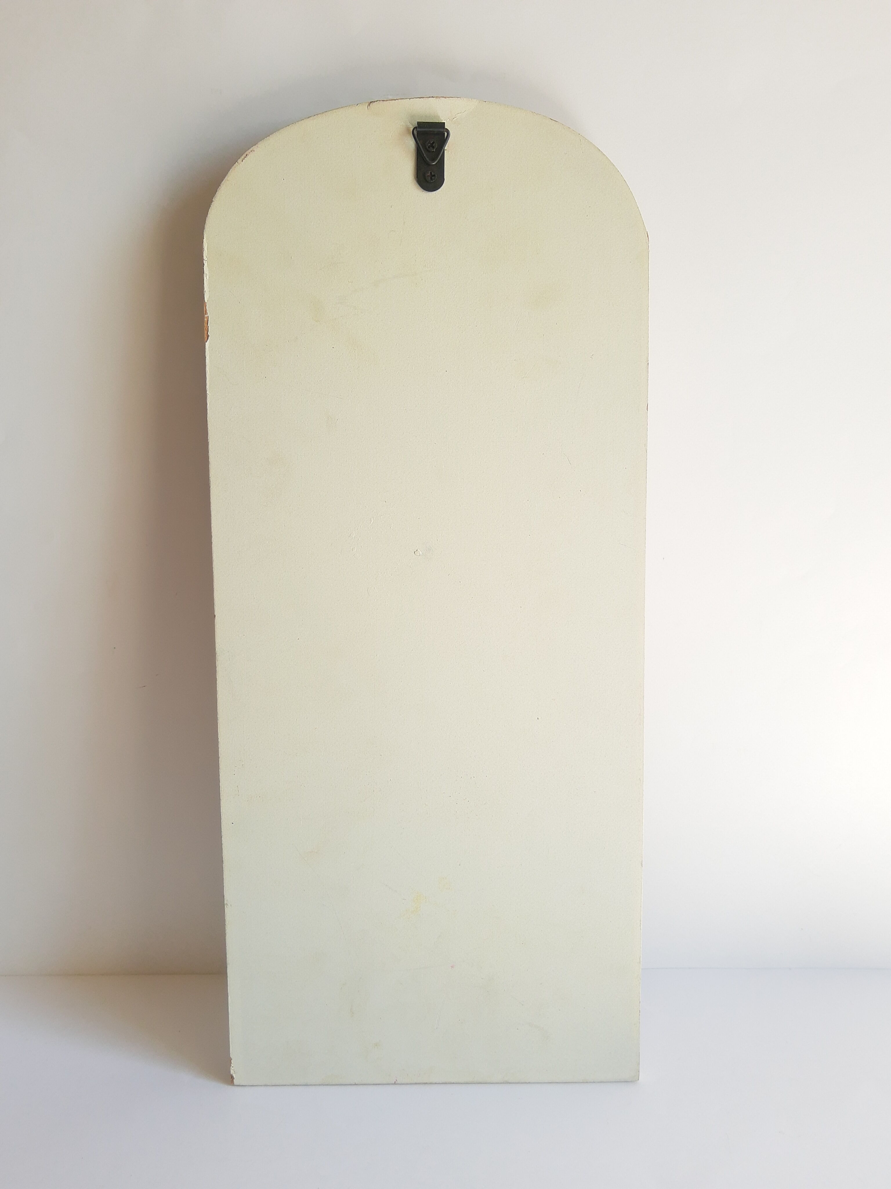 Vintage wooden organizer shopping list
