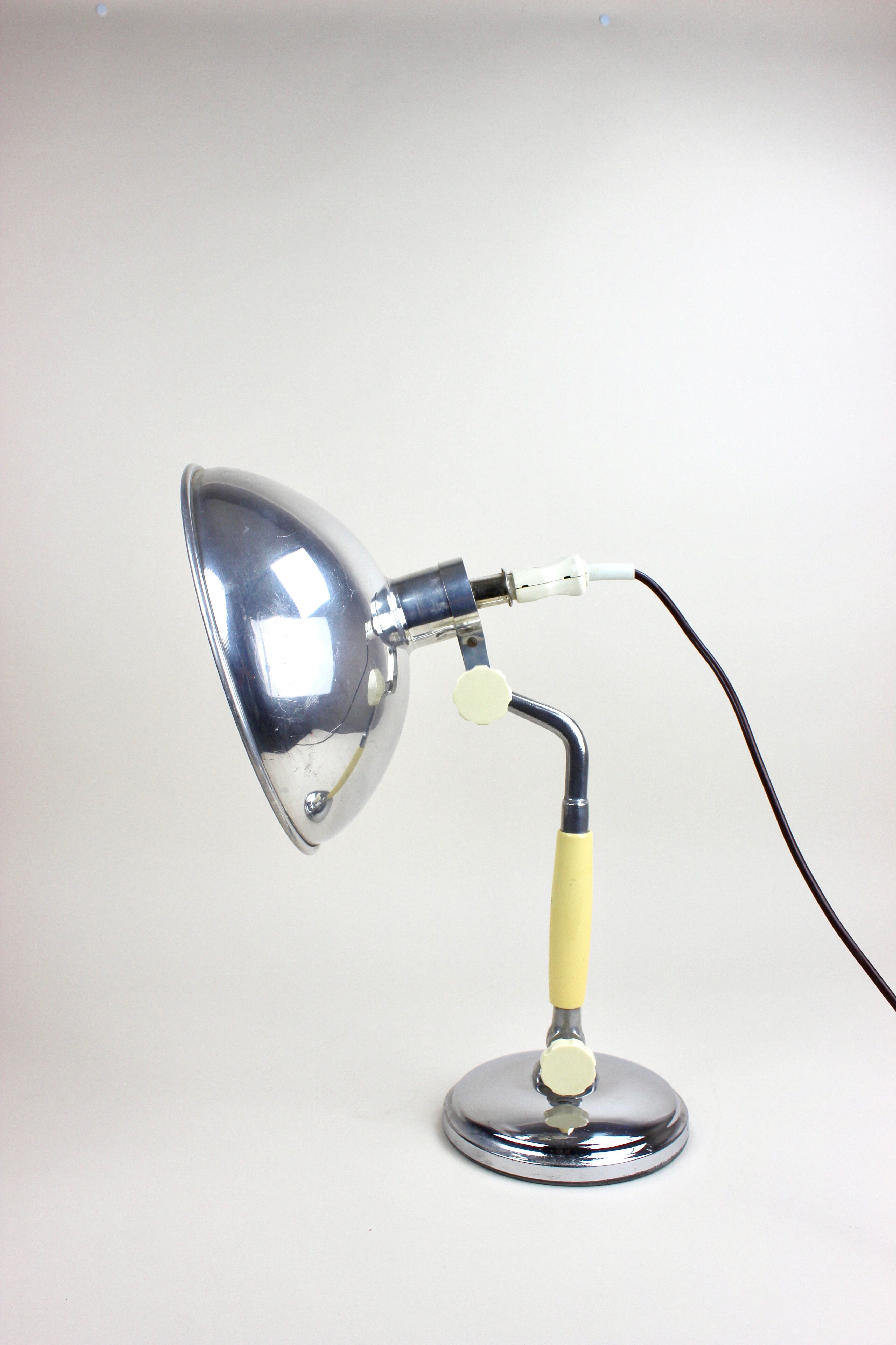 Kurt Rosenthal Oly Lux Lamp, Art Deco Desk Lamp, Industrial Design, Loft