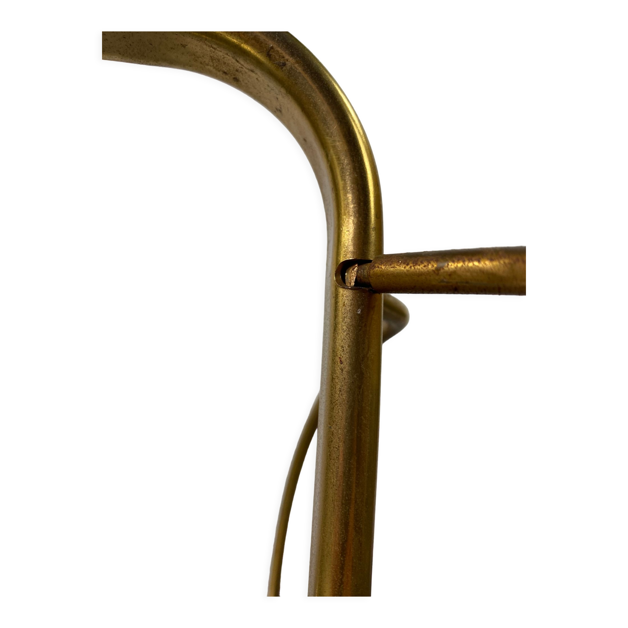 Vintage rolling golden folding service