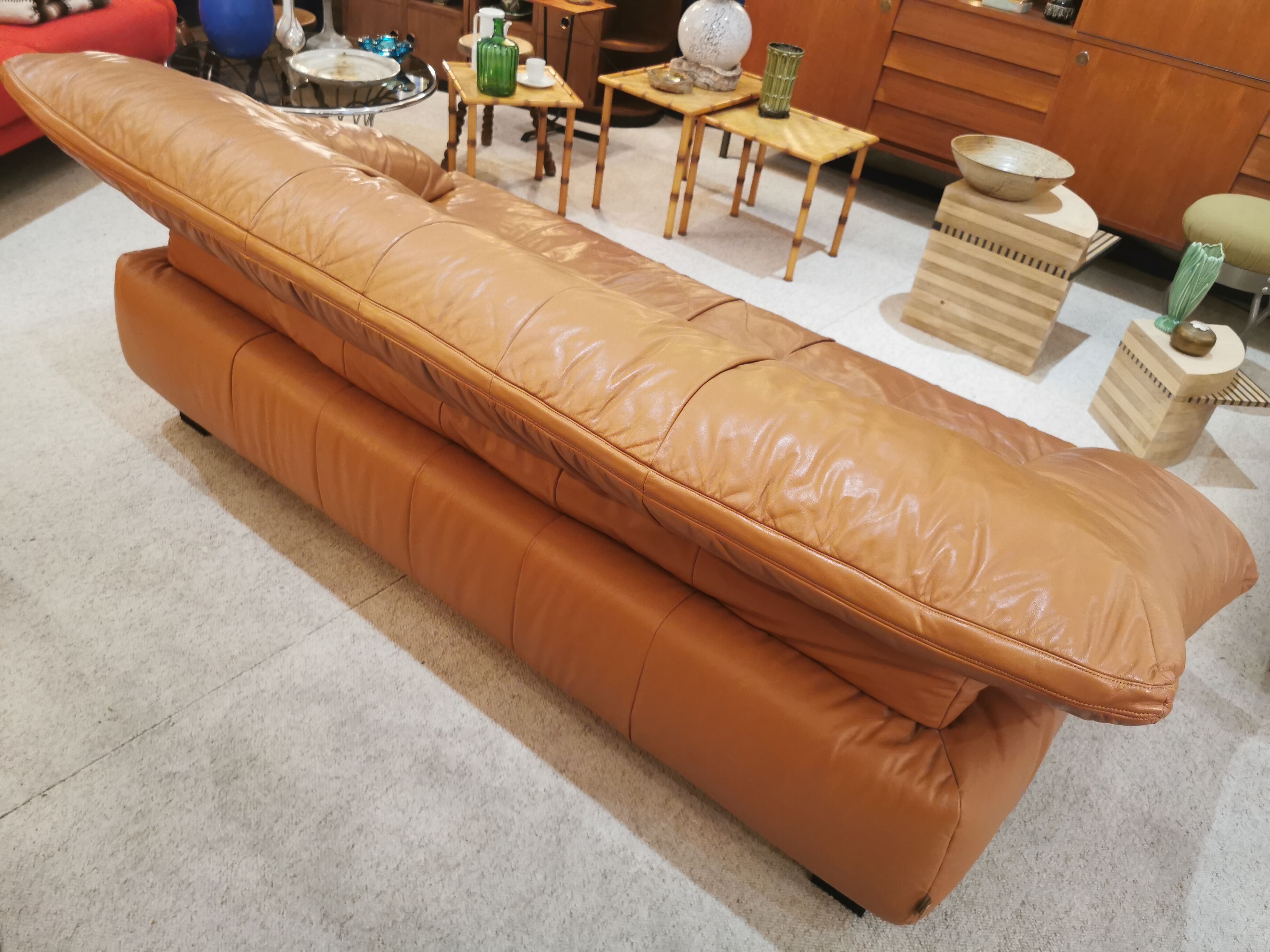 Cinna leather sofa 1980