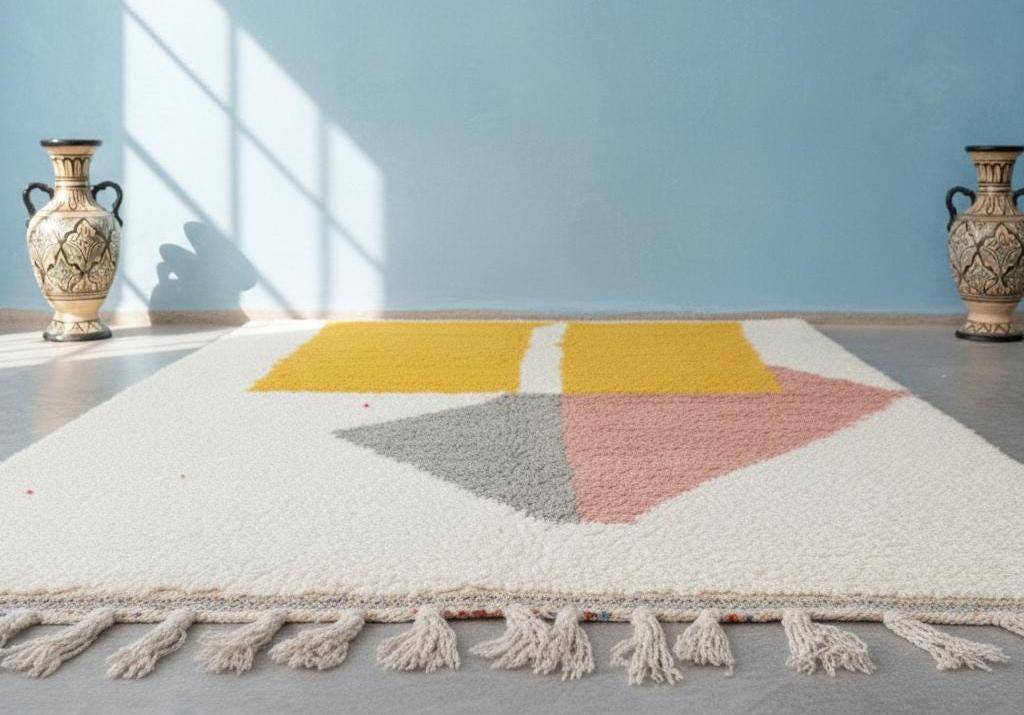 Berber carpet in pure wool 2.5 x 1.5 m