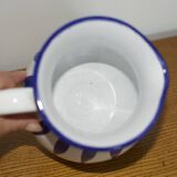 Vintage blue patterned pitcher