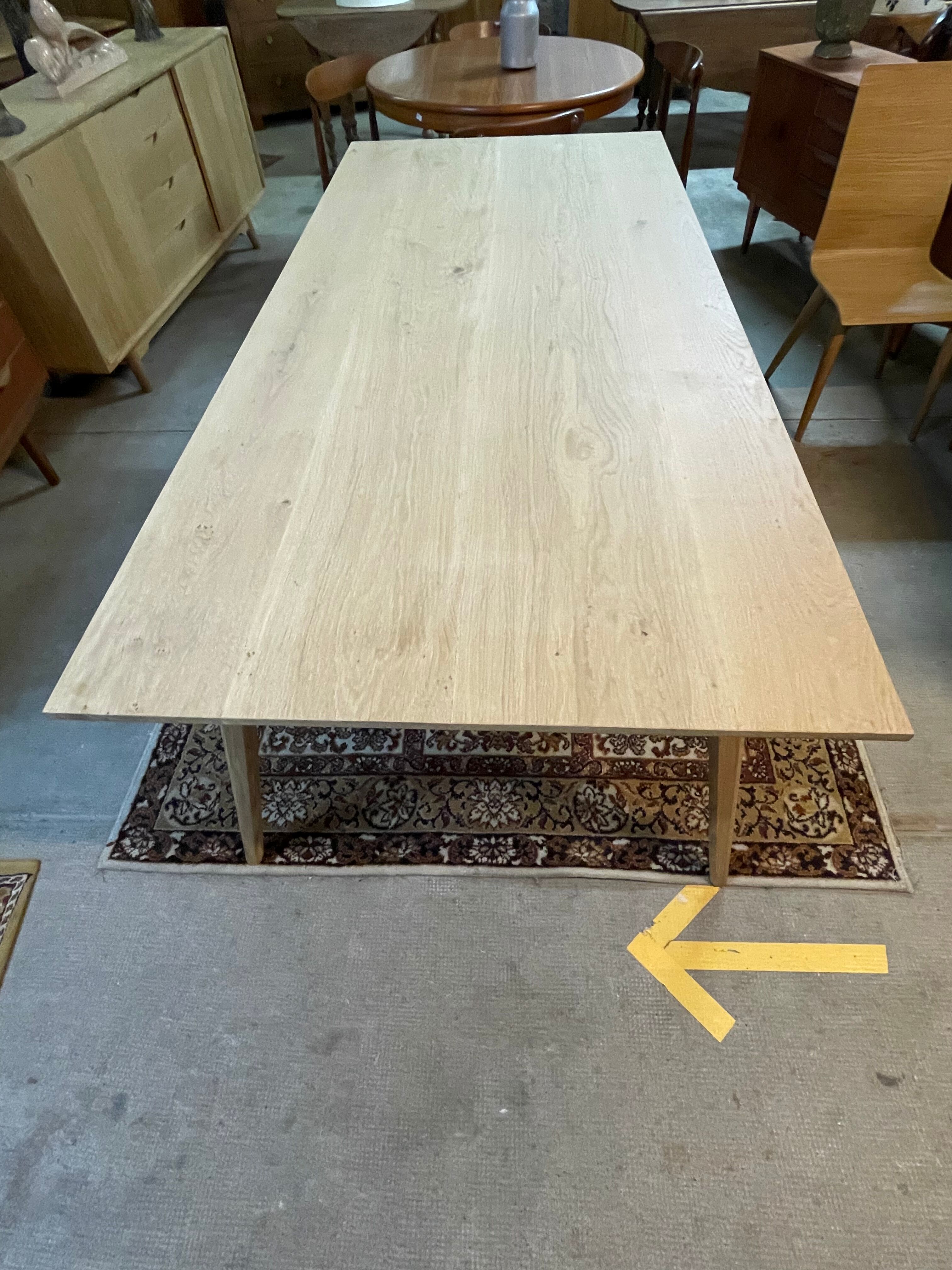 Vintage solid oak table