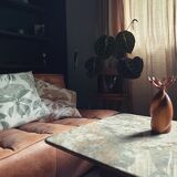 Vintage coffee table in italian marble 80s