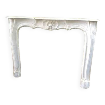 18th-century wooden fireplace