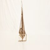 Sculptural Sailing Ship by Curtis Jeré, 1976