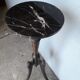 Napoleon III wooden and marble column saddles xiXem