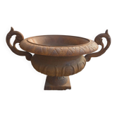 Vase médicis cis à oreilles en fonte