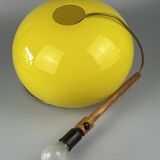 1960s/70s teak ceiling lamp by Uno & Östen Kristiansson for Luxus Sweden