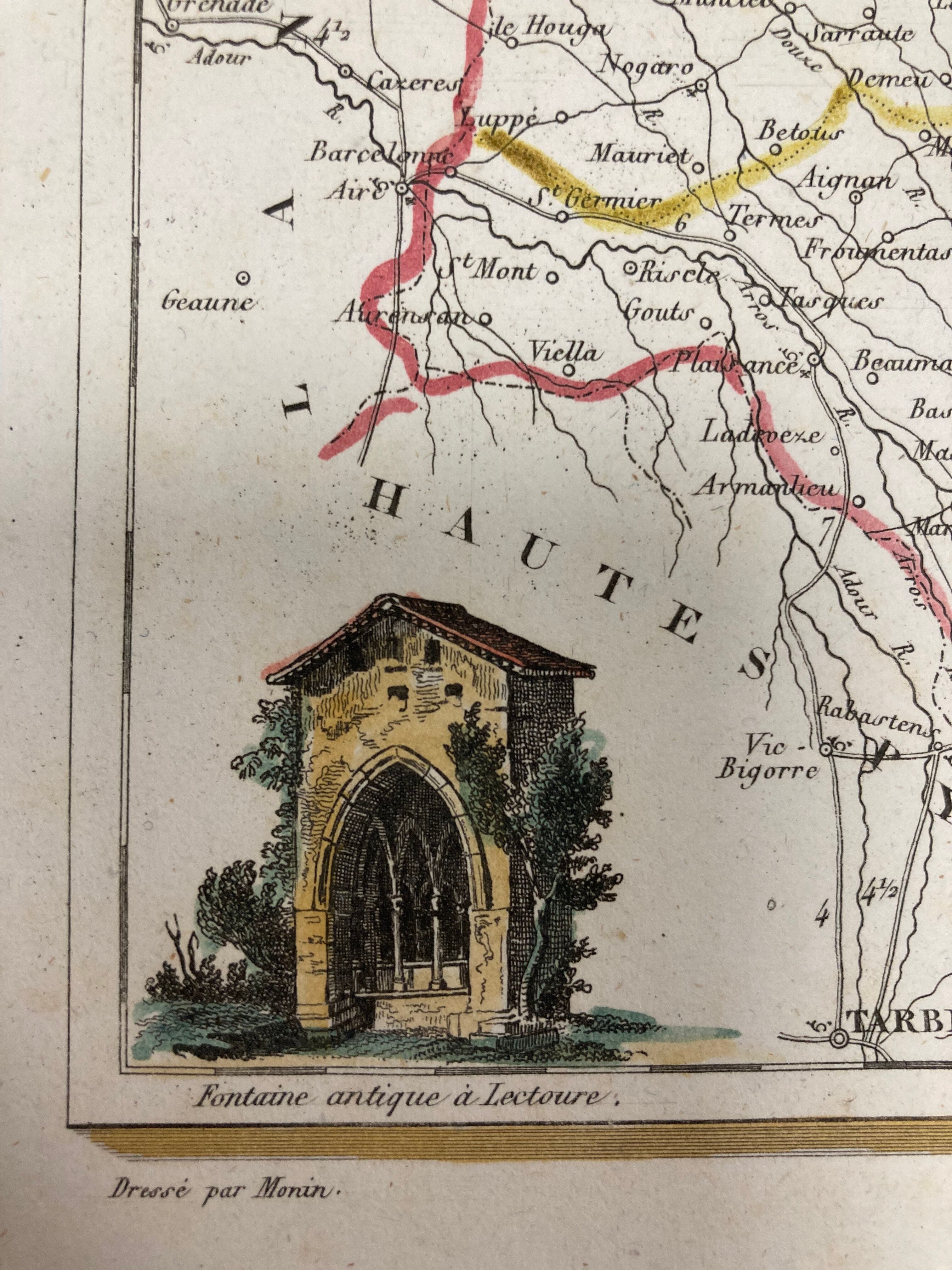 Carte ancienne du gers