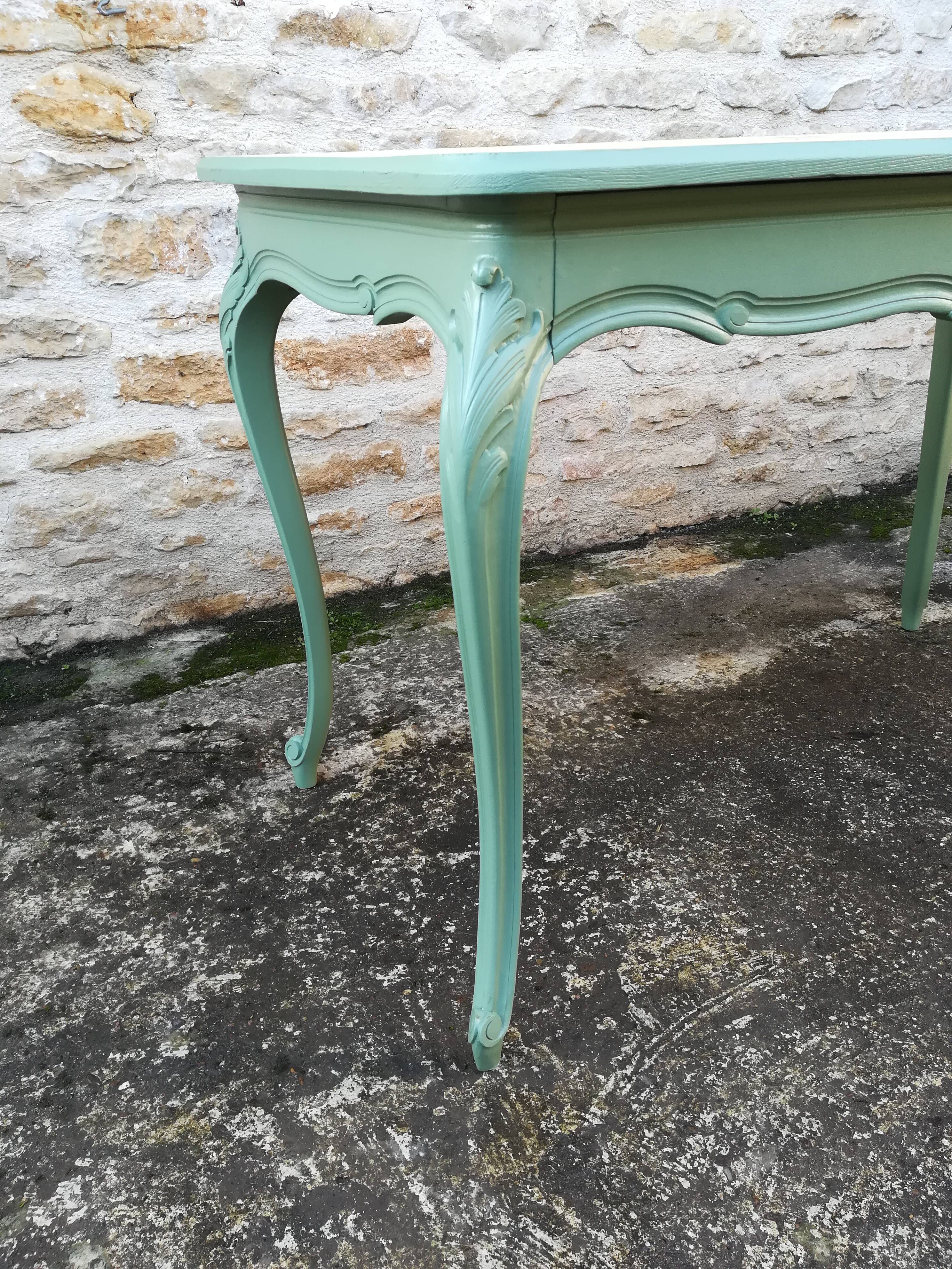 Louis XV style curved desk
