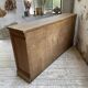Oak sideboard with glass doors