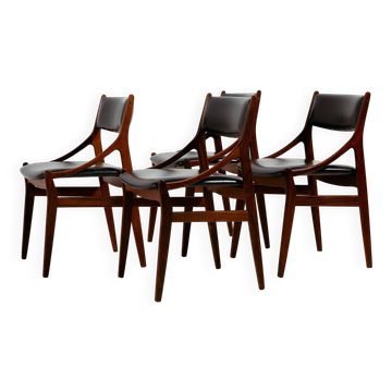 MK10691 Rosewood chair by Vestervig Eriksen for Brdr. Tromborg, set of 4
