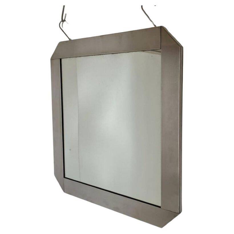 Miroir mural Space Age, Valenti Italie, années 1970