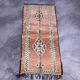 Boujad Moroccan rug pink and blue -124 x 248 cm