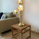 Vintage lotus flower lamp